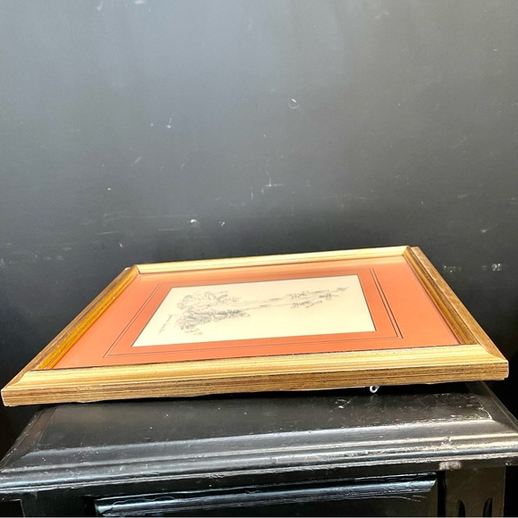 Vintage Original Pen and Ink drawing by Joanna Hamilton. Framed and Signed - Picture 14 of 16